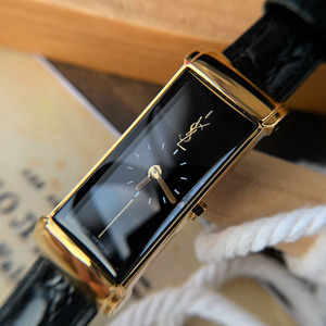 ysl圣罗兰女士石英表中古系列手表带牛皮鳄鱼纹正品联保礼物送礼