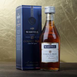 洋酒酒版 蓝带干邑白兰地50ml 小酒版迷你酒酒伴收藏品鉴 玻璃瓶