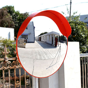 捷邦室内外交通广角镜pc软面60cm车库转弯路口凸面反光镜安全防撞