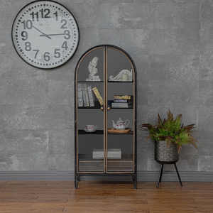 柜子带柜门客厅简易多层铁艺书柜置物架匠知音旗舰店阿里巴巴为您