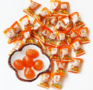 凯泰水晶桔500g 冰糖金桔干 金橘糖果 蜜桔干果脯休闲零食包邮