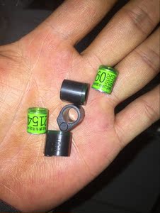 信鸽 脚环 电子环 16年脚环 成套配电子环 套环器