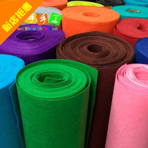 幼儿园天蓝色花束衣服加厚学生不织布 衣服自制纺织教室布料作品