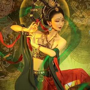 影楼摄影写真西域美女敦煌壁画飞天仙女装舞蹈服古装服装汉服女装