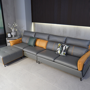 香河家具城 科技布沙发  轻奢意式极简布艺沙发 汇美a厅雅斯佩尔