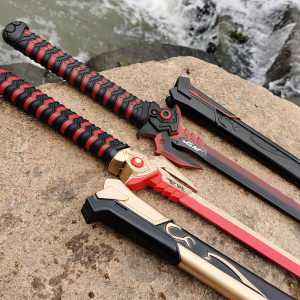 守望先锋 源氏刀cosplay武器模型周边橡胶仿真大号安全儿童玩具刀