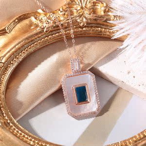 【慕斯格瑞】多米925戒面吊坠zb140707005