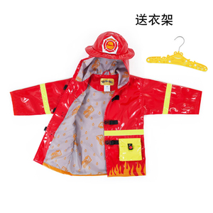 时尚kidorable消防员雨衣 防水儿童雨衣 …