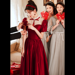 婚宴礼服女仙气