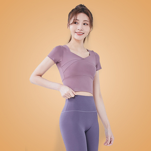 暴汗服形体舞蹈上衣女速干高弹紧身爆汗燃脂健身操服减肥衣服套装