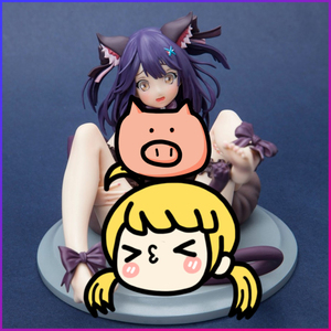 猫娘污萌日本动漫美少女性感手办脱模型成品机箱人偶摆件可拆脱