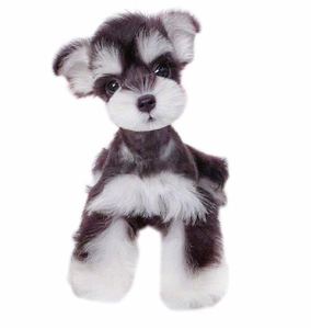 苏州雪纳瑞幼犬椒盐色雪纳瑞飞耳雪纳瑞宠物狗黑银色雪纳瑞小型犬