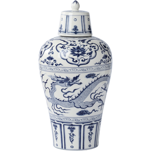 景德镇元青花陶瓷茅台酒瓶家用1斤5斤10装密封酒坛子仿古风散酒罐