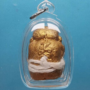 泰国佛牌真品 阿赞磐石 金色神 包防水壳 泰国发货