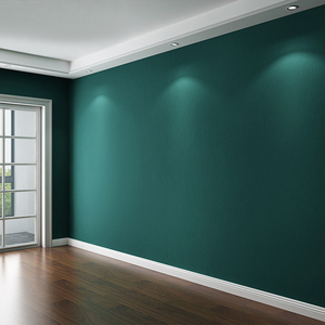 现代简约真丝墙布无缝全屋壁布2022新款客厅卧室网红墨绿色背景墙
