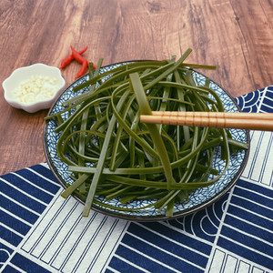 20根仿真海带丝模型假蔬菜装饰道具pvc厨房过家家玩具饰品配件