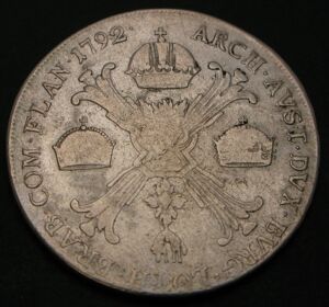 奥属荷兰1792年1泰勒  大银币