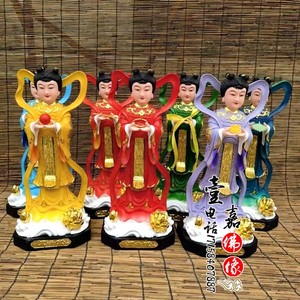 七仙女神像48厘米供奉佛像摆件19寸七仙姑七姐妹7仙女寺庙摆件
