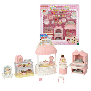日本森贝尔家族 蛋糕店甜品屋套盒 女孩过家家玩具 24年新款