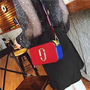 女士青年手提包包暗袋女装饰2020新款网红时髦撞色小方包斜挎包