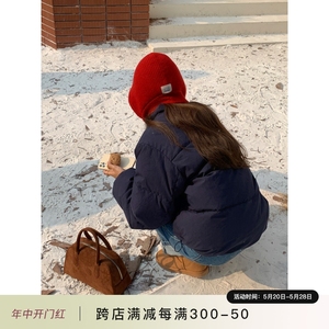 定制款~韩国红色巴拉克拉法帽女冬季防风保暖脖套帽子围巾一体ins