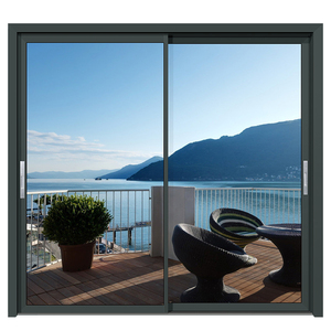 菲亚伦铝合金入户阳台推拉玻璃移门别墅室内静音钢化玻璃重型门