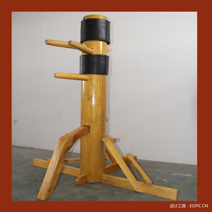 三角底座木桩/吸盘木人桩/框架木人桩/咏春拳大铁板底木人桩叶问