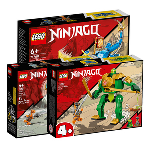 乐高幻影忍者系列71760杰的雷电神龙71757劳埃德71761赞的机甲