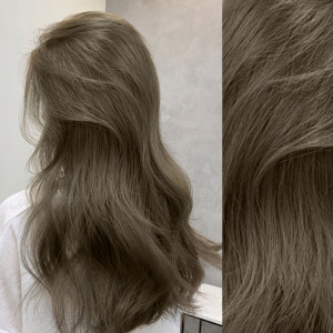 灰棕色染发剂膏免漂2023流行色显白植物纯雾感冷奶茶自己在家染女