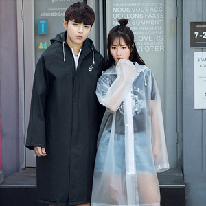 透明雨衣成人韩国时尚外套装学生男女士户外徒步全身雨披单人长款