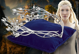 美国代购指环王魔戒周边霍比特人凯兰崔尔头饰原版道具收藏发饰品