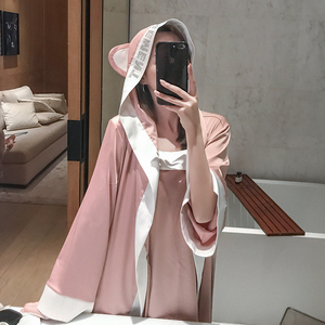 睡衣女春秋吊带可爱