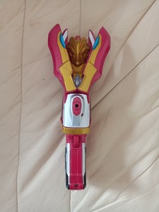 二手日版万代奥特曼维克特利火炬圣枪(双翼不闭合)联动正常