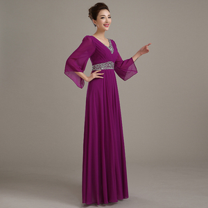 合唱指挥礼服女2021新款气质长裙大合唱学生现代舞台表演指挥礼服