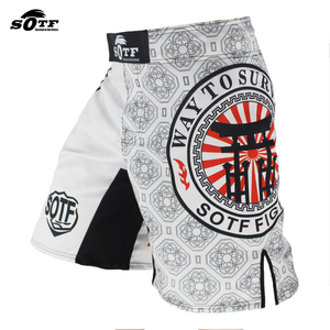 SOTF外贸MMA短裤UFC自由搏击比赛训练裤泰拳格斗拳击运动散打服