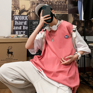 以纯yishion短袖t恤男2021夏季新款日系情侣打底上衣服官方网店铺