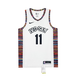 nike nba 城市限定球衣 sw球迷版 欧文11号白色球衣