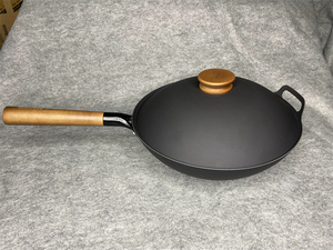 oqo欧克欧32cm精铁制炒锅,中式日式爆炒锅通用所有炉灶燃具