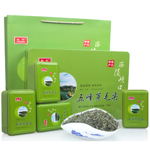 良平茶叶五峰芽毛尖绿茶礼盒装湖北宜昌五峰茶叶特产