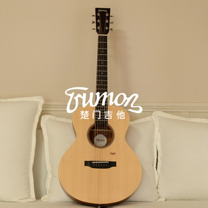 Trumon楚门新一代TSmini全单板民谣吉他初学者儿童吉他36寸旅行款