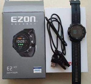 适用原装EZON/宜准运动手表E1/E2/e3原装数据充电夹充电器