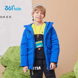 361童装 男童羽绒服2021年冬季新款保暖防风上衣儿童时尚休闲外套