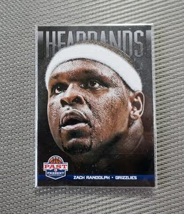 z randolph 扎克 兰多夫 12-13 past 头带植绒特卡【nba球星卡】