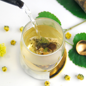 桑菊茶菊花茶清火润燥咽干眼痒不甜组合袋泡茶包养生茶百合罗汉果