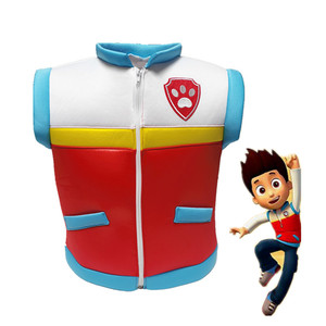 莱德队长汪汪队立大功演出服儿童马夹衣服cos表演服装儿童节