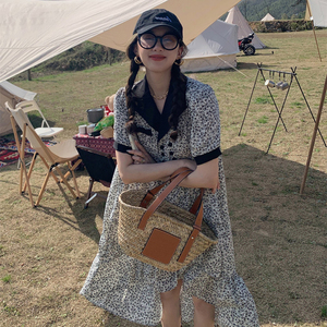 适合去三亚旅行穿搭海边度假连衣裙五一云南旅游衣服超仙沙滩裙女