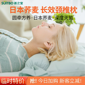 适之宝颈椎枕头圆非治疗牵引劲椎专用糖果护颈枕矫睡觉正反变直弓