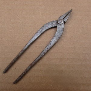 日本进口二手工具拉丝钳攀扎钳盆景造型工具有字12厘米长