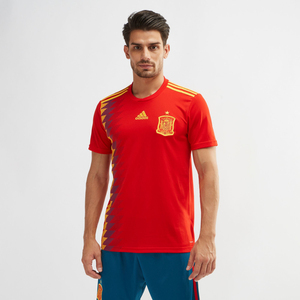 【嗜鞋如命】adidas 西班牙2018世界杯主场球迷版短袖球衣 cx5355
