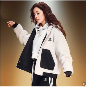 song1025淘宝adidas阿迪达斯fiorucci三叶草杨幂同款女子牛仔夹克外套